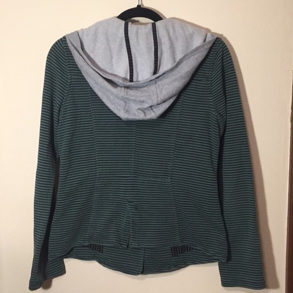 Striped hooded blazer - Picture 3 of 3